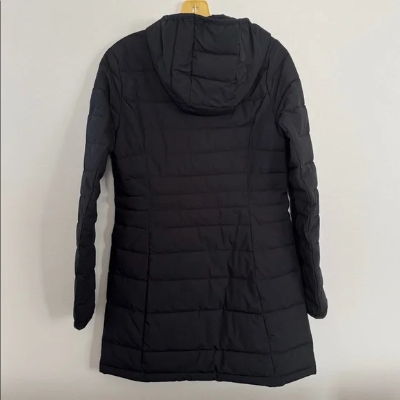 Abercrombie & Fitch Long Puffer Coat, Size S, Color Black - Picture 5 of 5